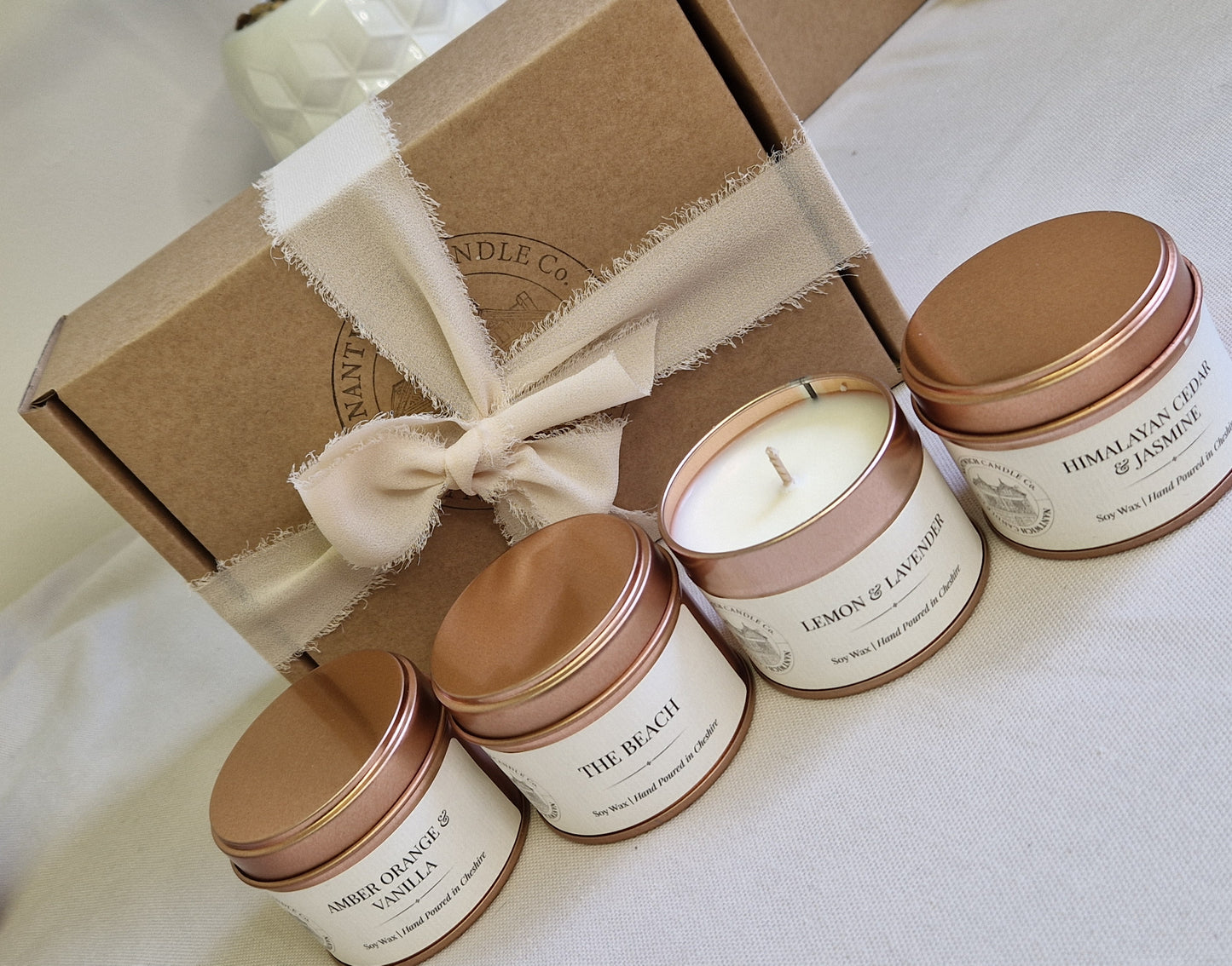 Mini candle gift box