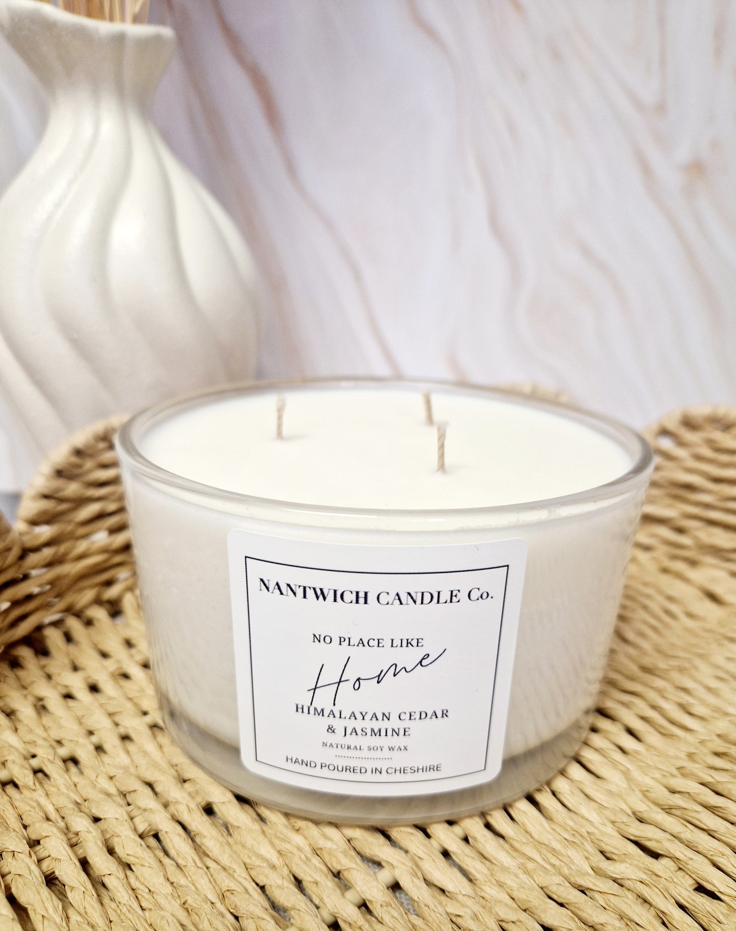 Triple wick candle