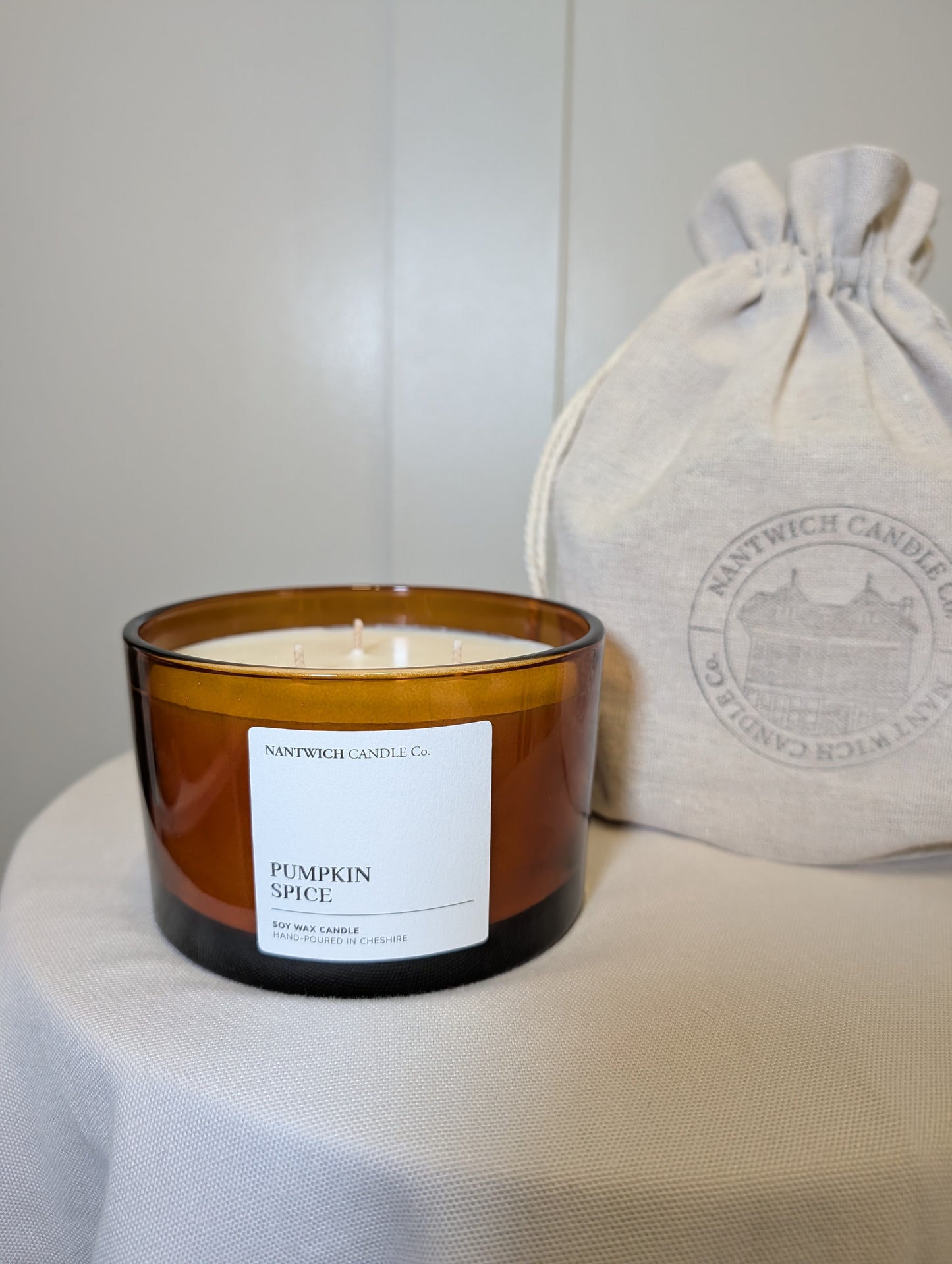 Amber Triple Wick Scented Candle
