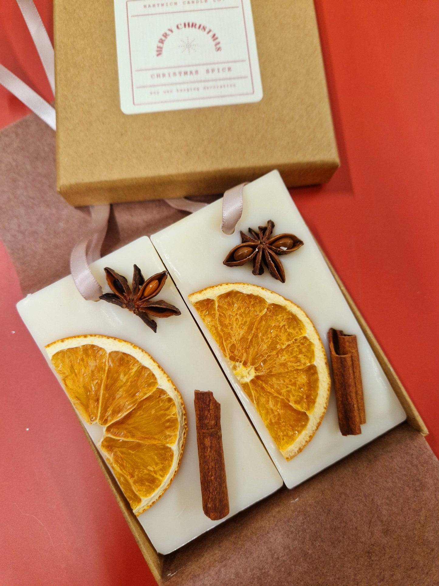 Christmas Spice Hanging Wax Decoration