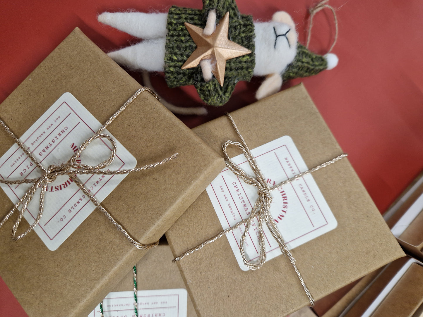 Christmas Spice Hanging Wax Decoration