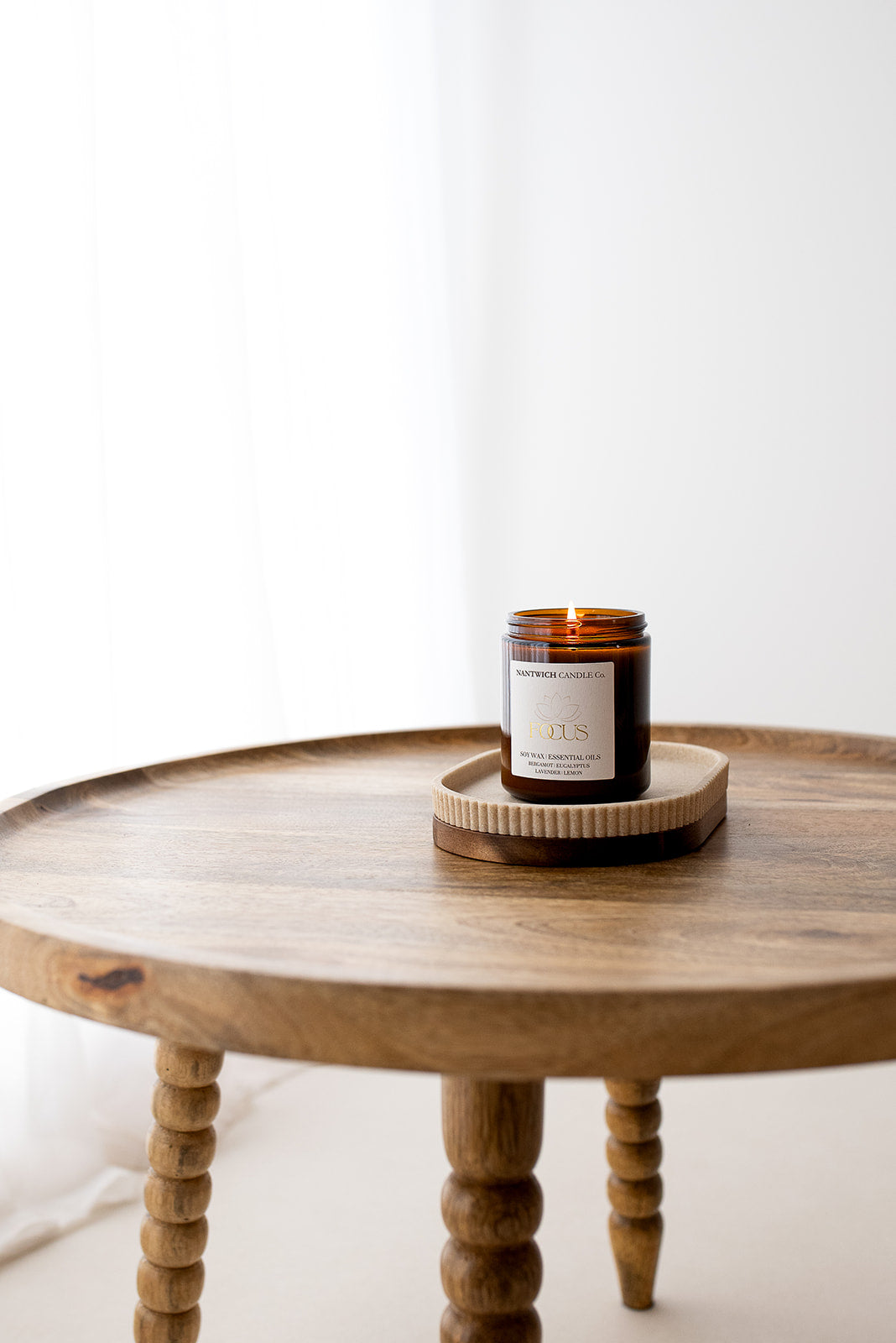 Focus Essential Oil Soy Wax Candle