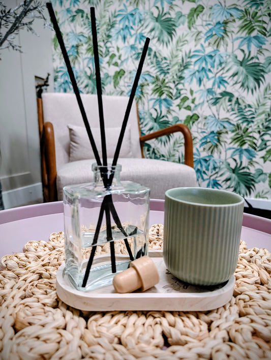 200ml Square Apothecary Diffuser Vase