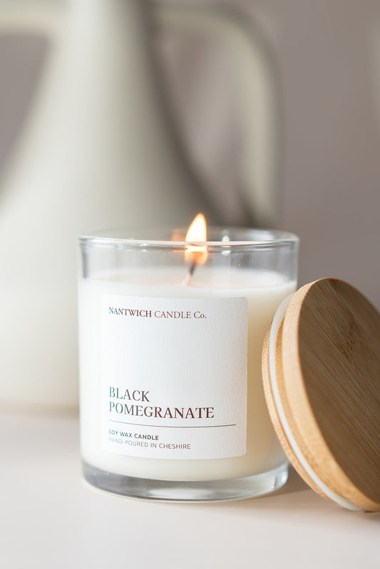 Black Pomegranate Soy Wax Candle