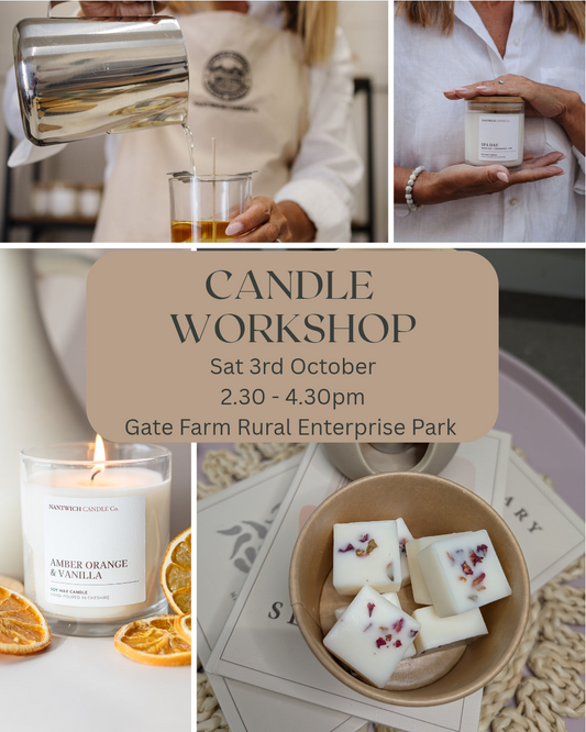 Candle & Melt Making Workshop - Saturday 3rd October 2026