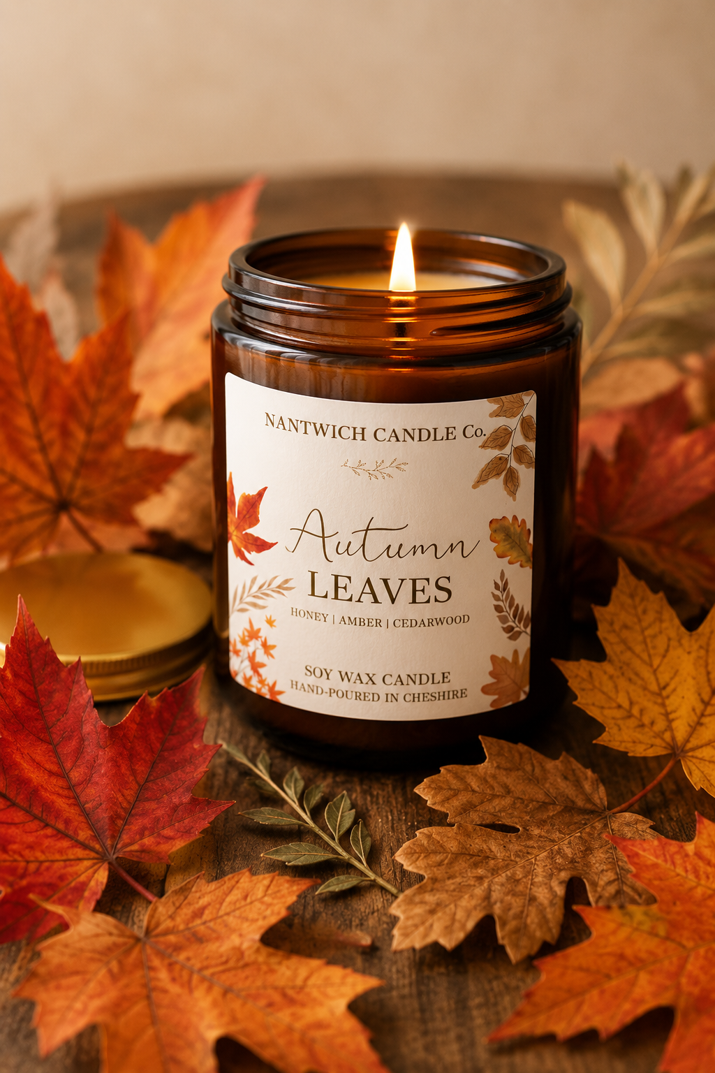 Autumn Leaves Soy Wax Candle