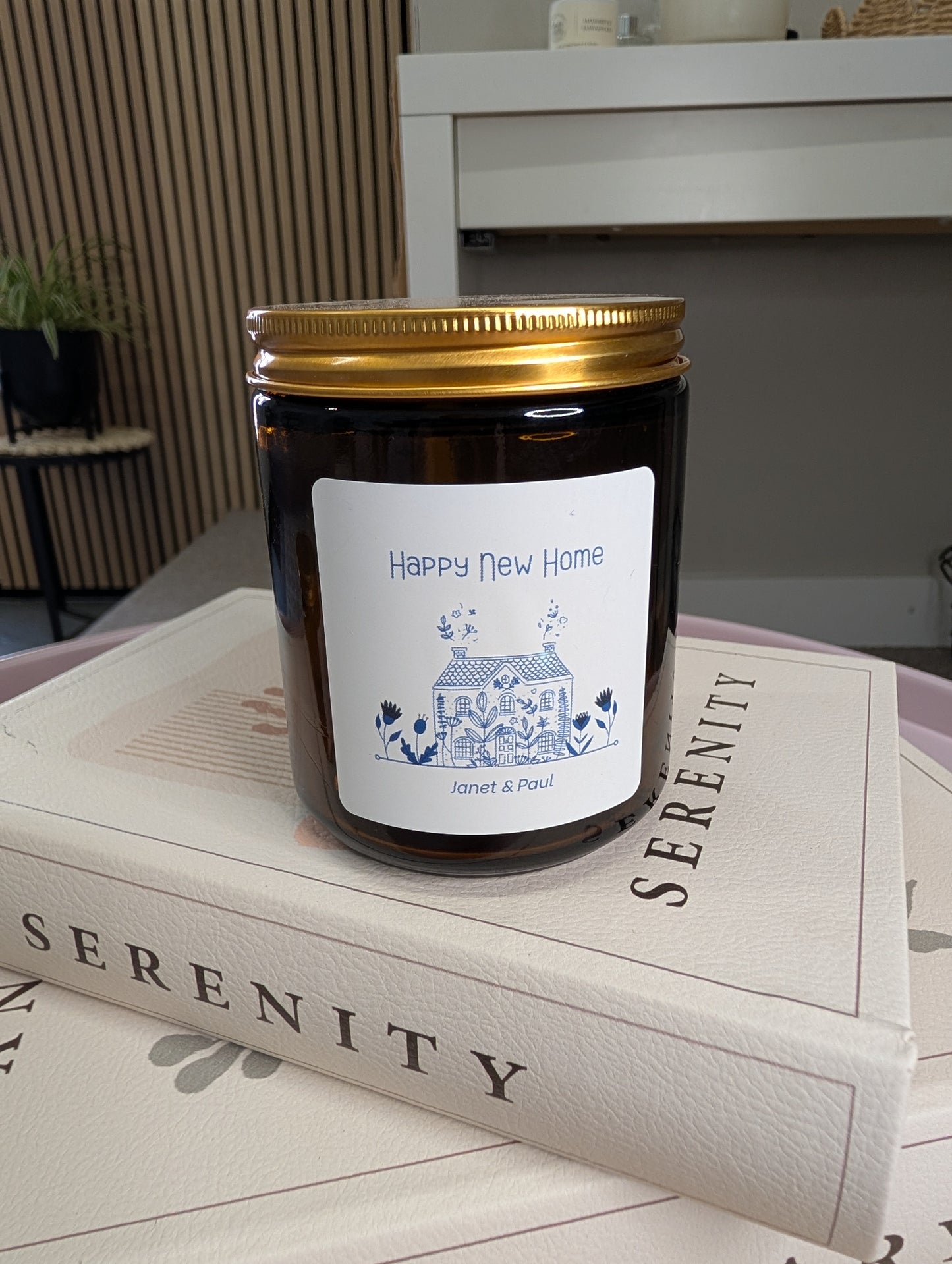 Personalised Soy Wax Scented Candle