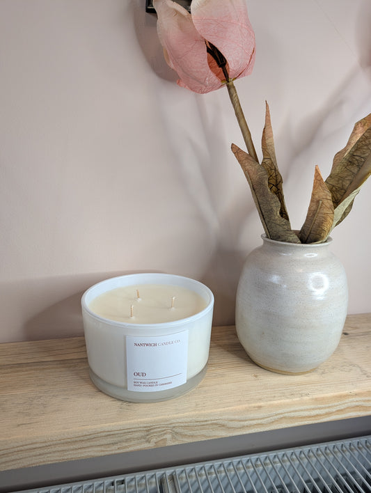 Triple wick candle