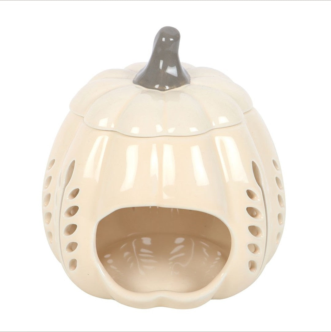 Cream Pumpkin Wax Burner