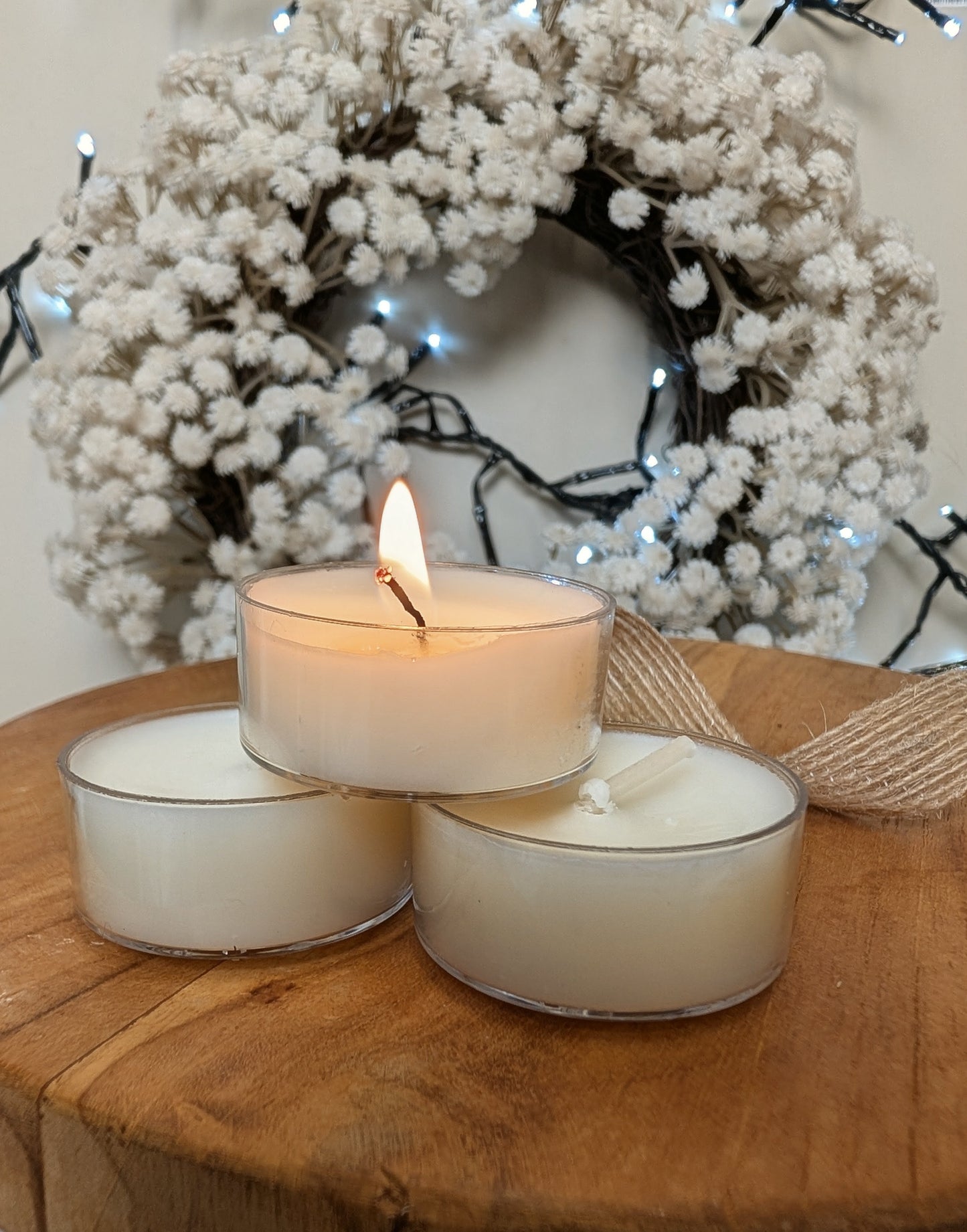 Pack of 8 scented soy wax tealights