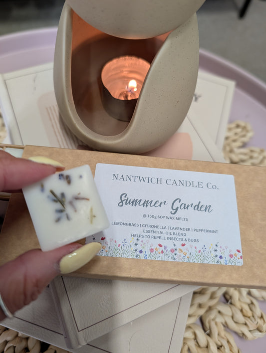 Summer Garden Soy Wax Melts - Bug Repellent - Essential Oil Blend