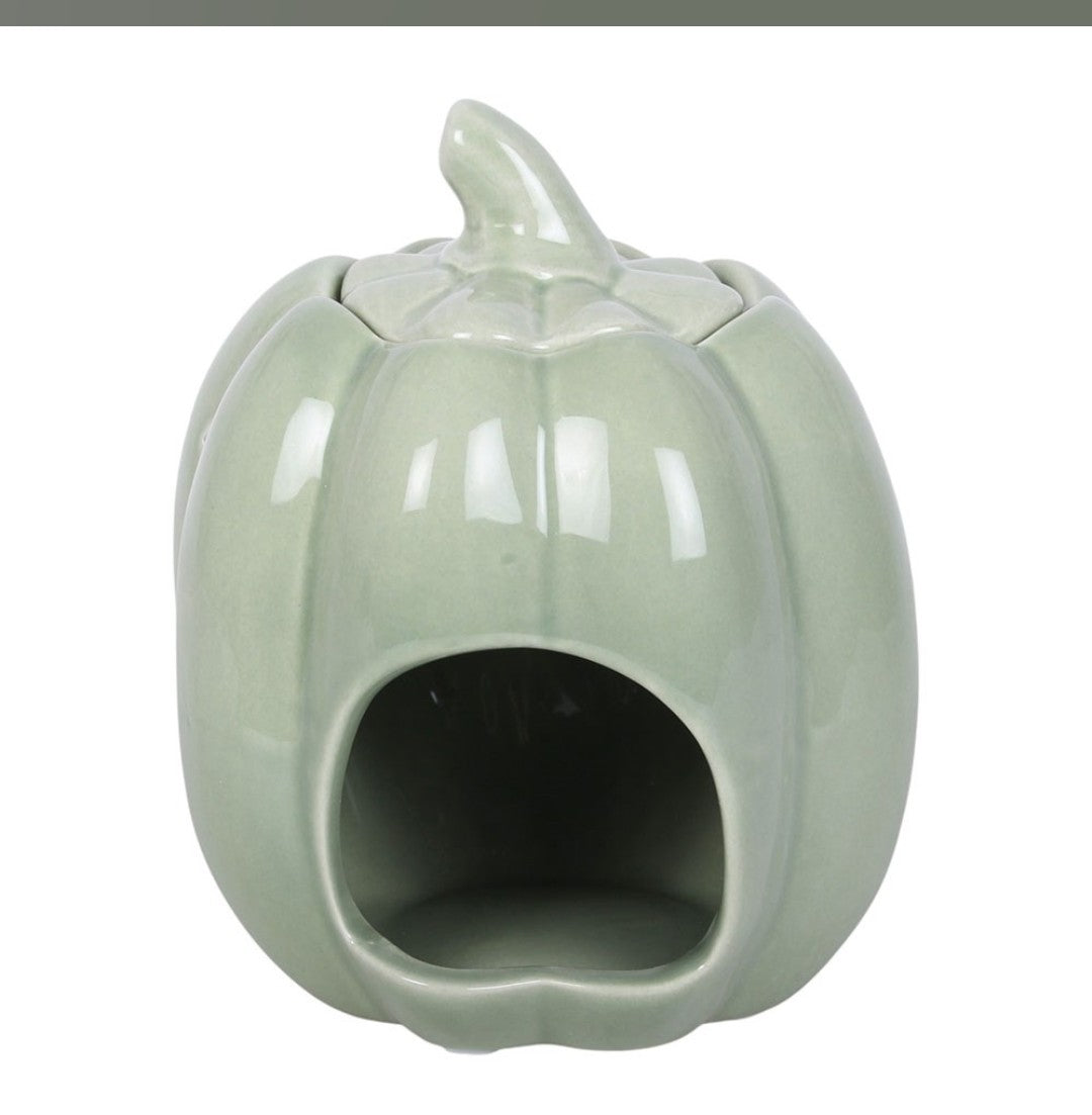 Sage Green Pumpkin Wax Burner