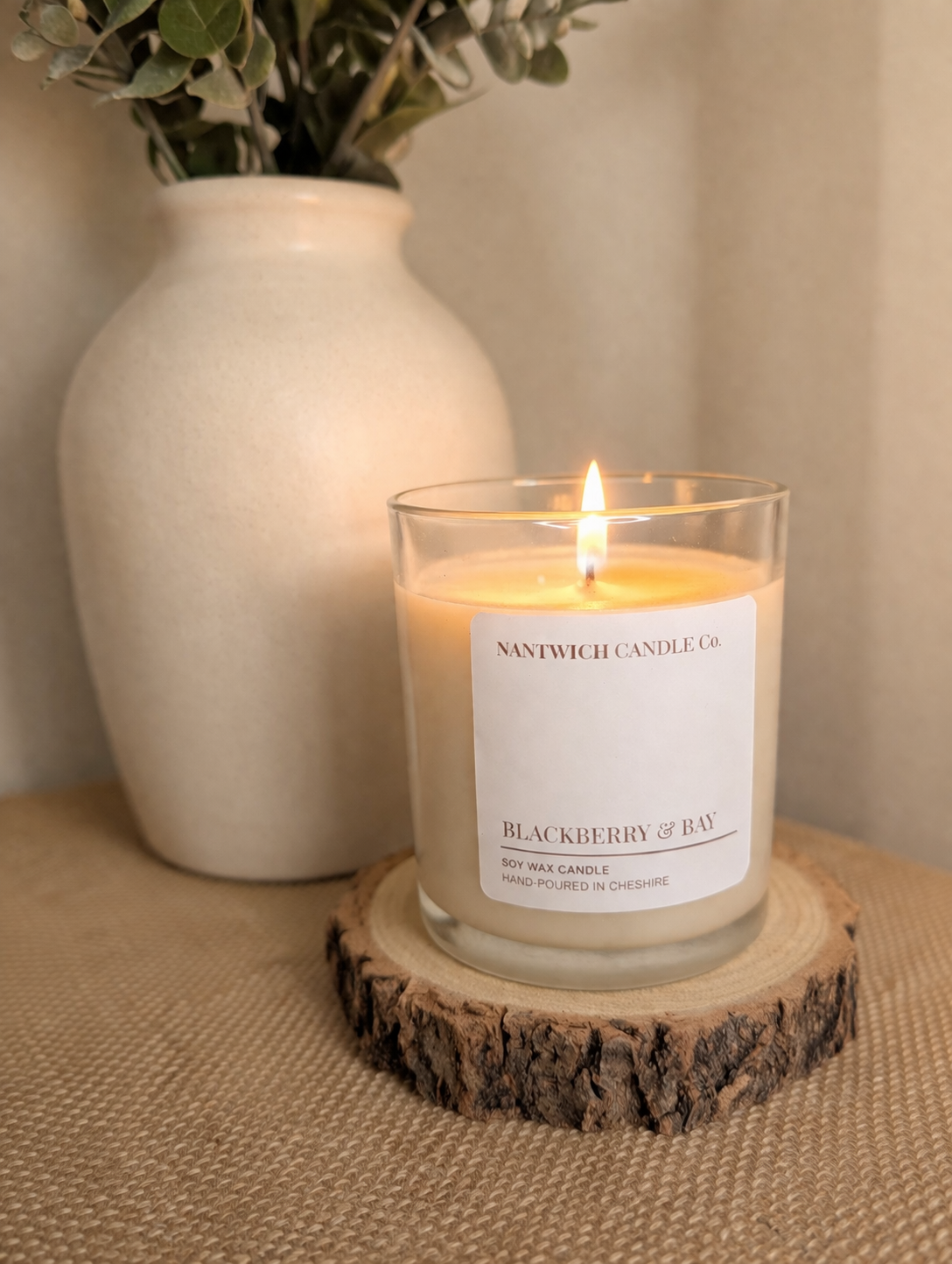 Blackberry & Bay soy wax candle