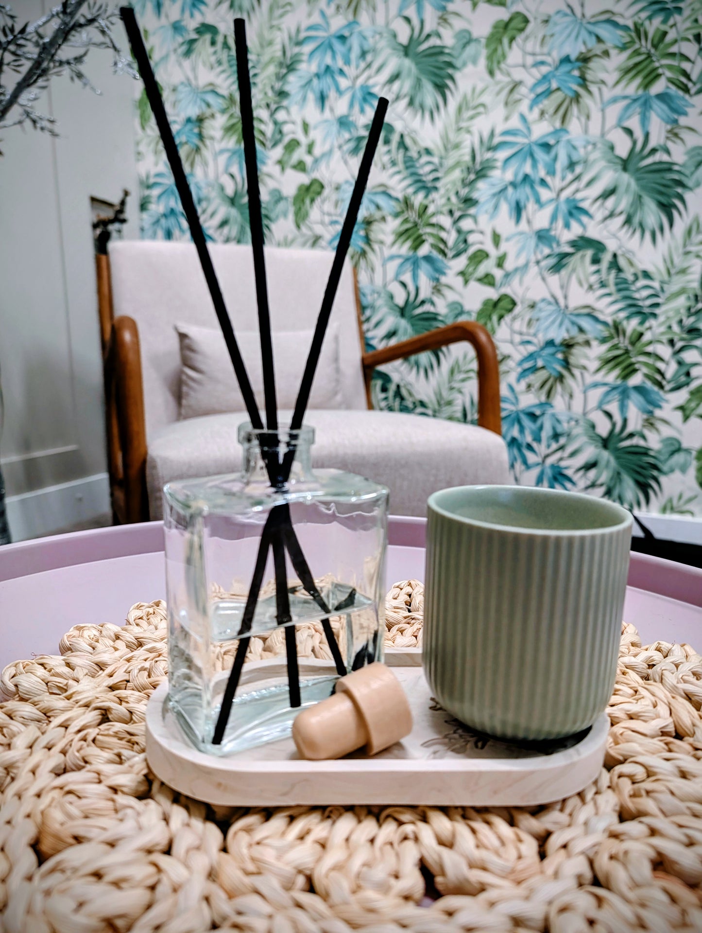 200ml Square Apothecary Diffuser Vase