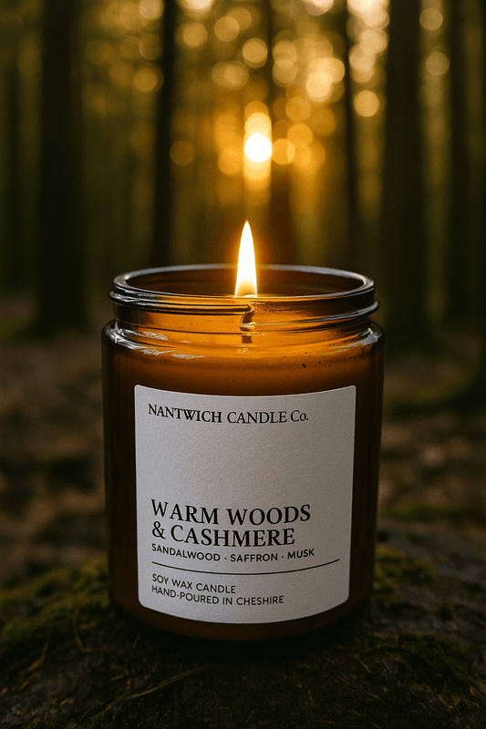 Warm Woods & Cashmere Soy Wax Candle