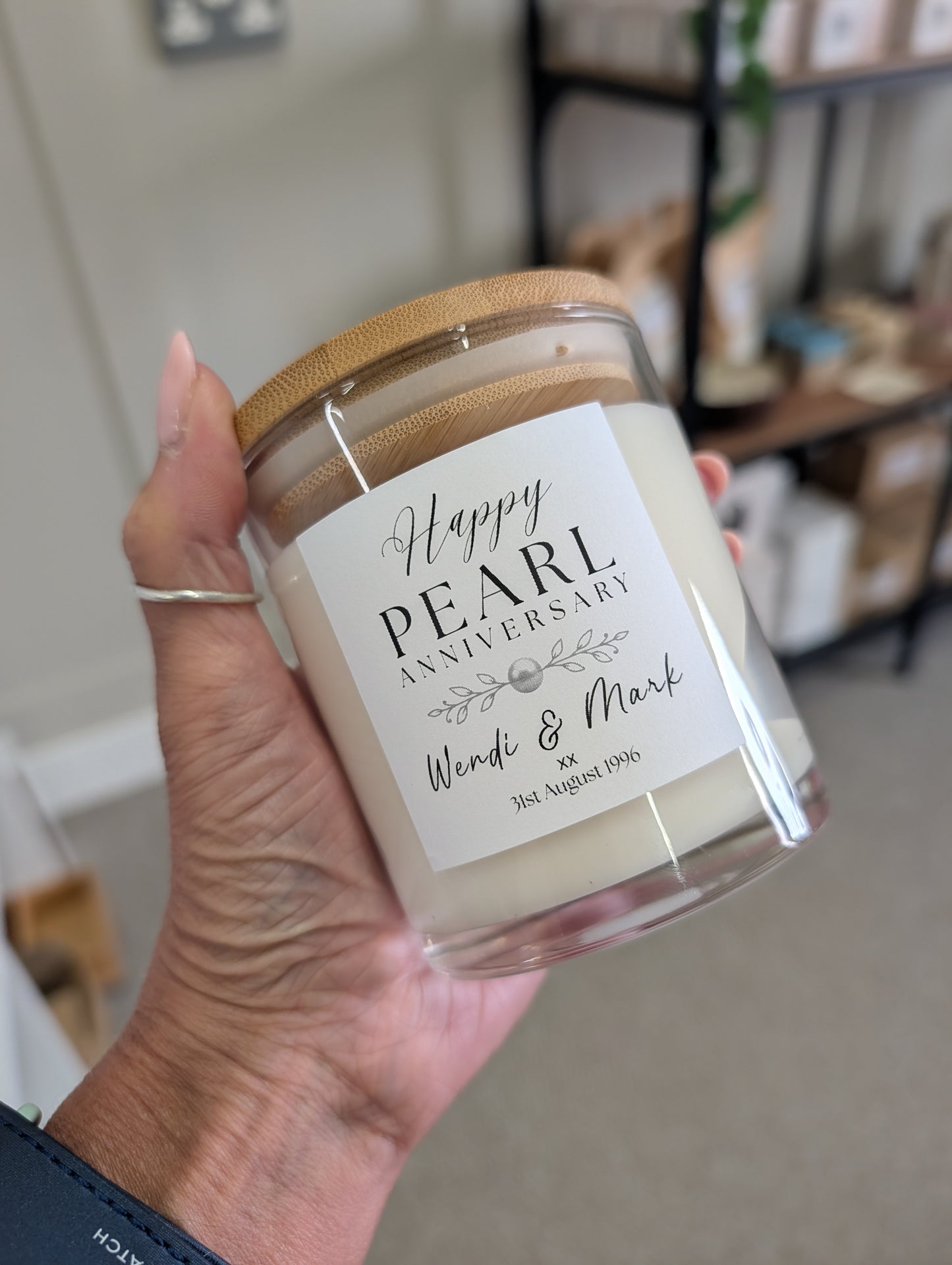Personalised Soy Wax Scented Candle