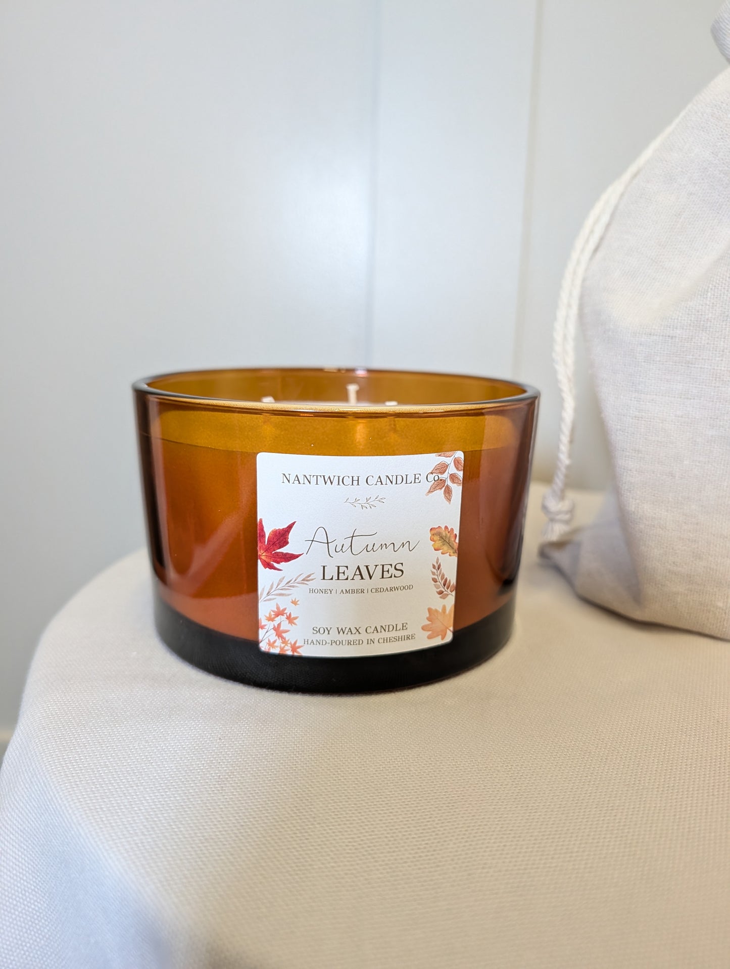 Amber Triple Wick Scented Candle