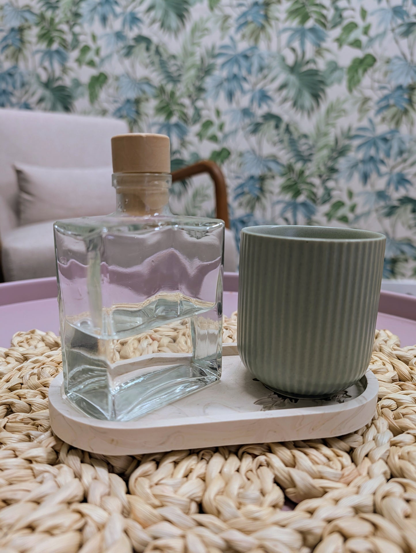 200ml Square Apothecary Diffuser Vase