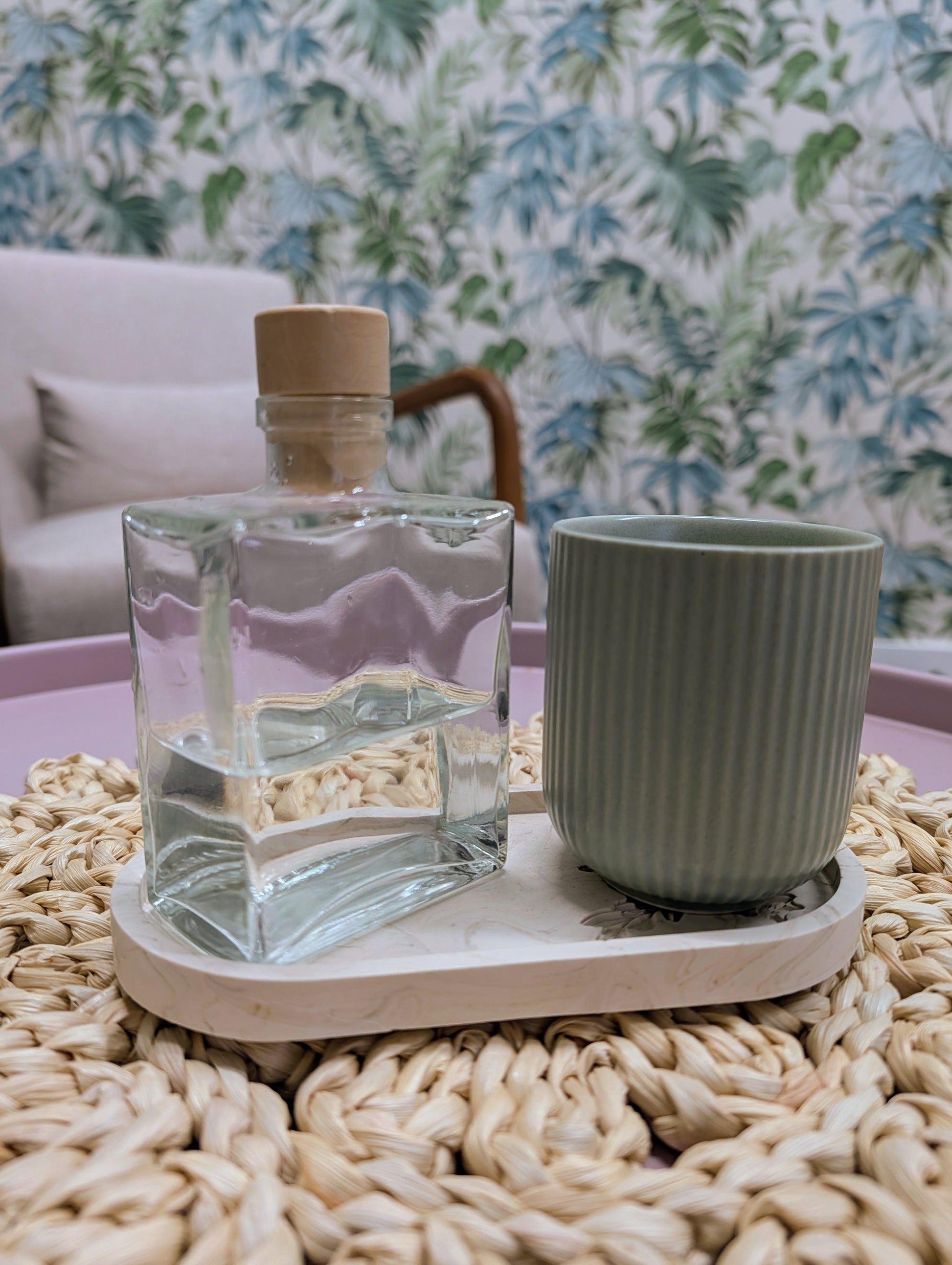 200ml Square Apothecary Diffuser Vase