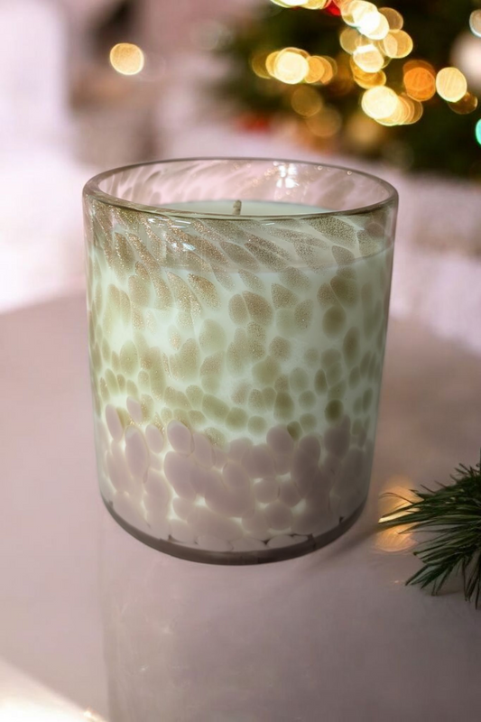 Pink Frost Christmas Soy Wax Candle - Limited edition