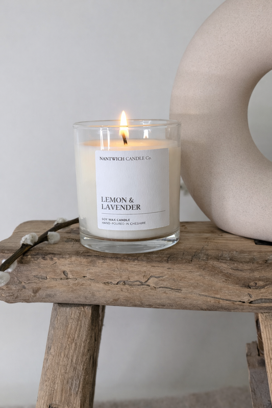Lemon & Lavender Soy Wax Candle