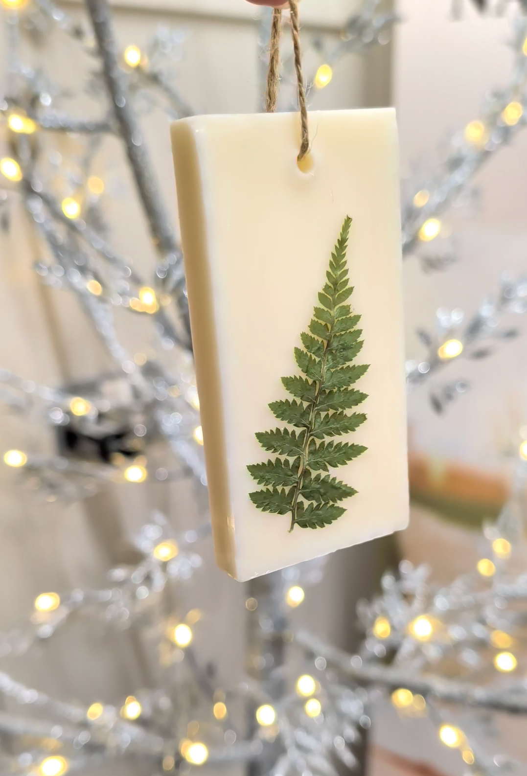 Christmas Hanging Wax Decoration